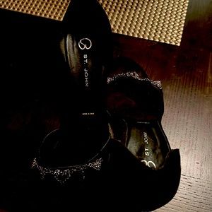 St. John heels gently worn once